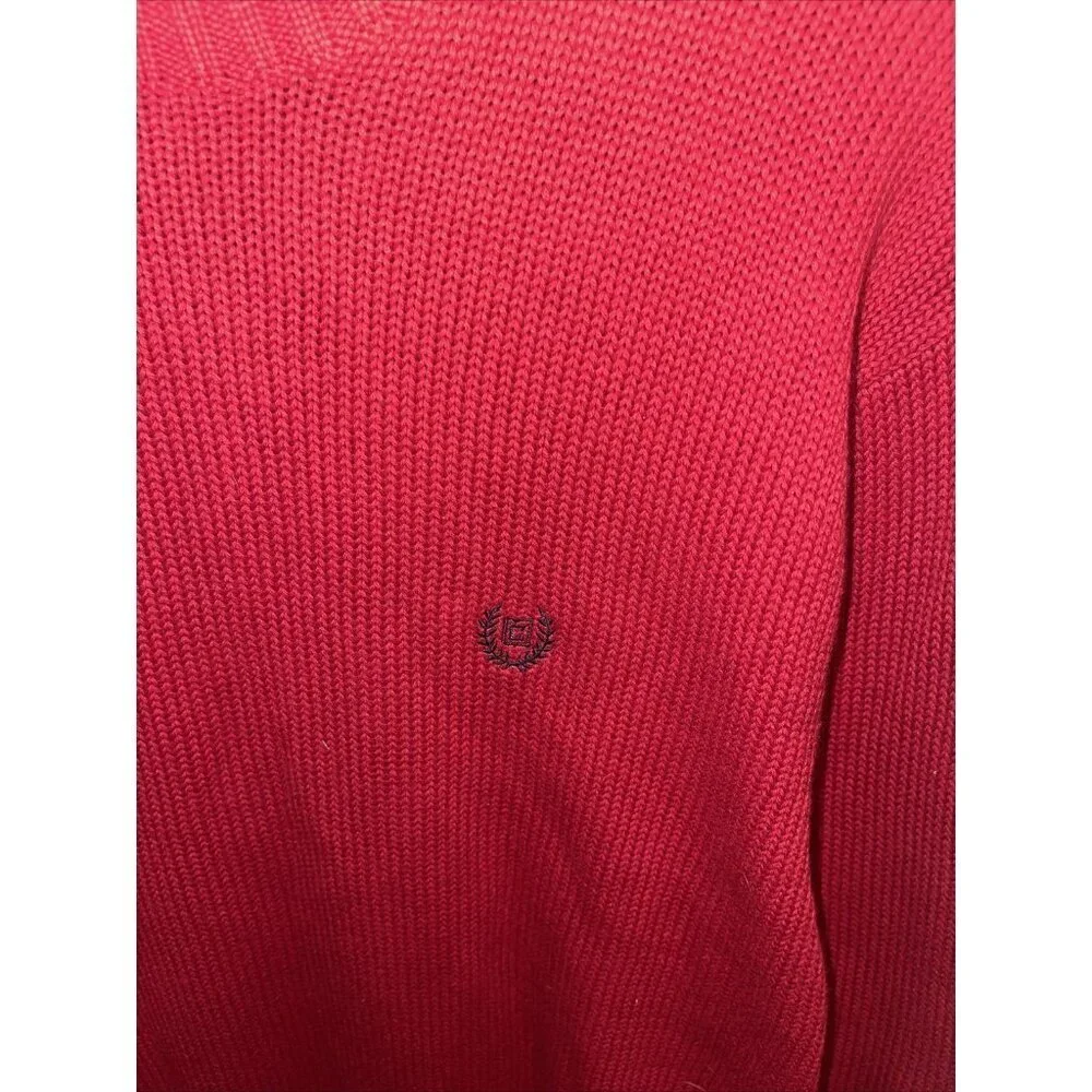 Chaps knitted sweater red Men’s size large